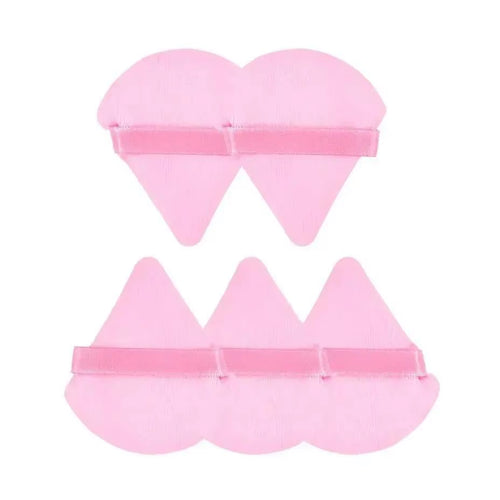 3/5/6 Pcs Triangle Powder Puff for Loose Powder Liquid Cosmetic Soft Plush Powder Puff Makeup Foundation Puff Makeup Tool