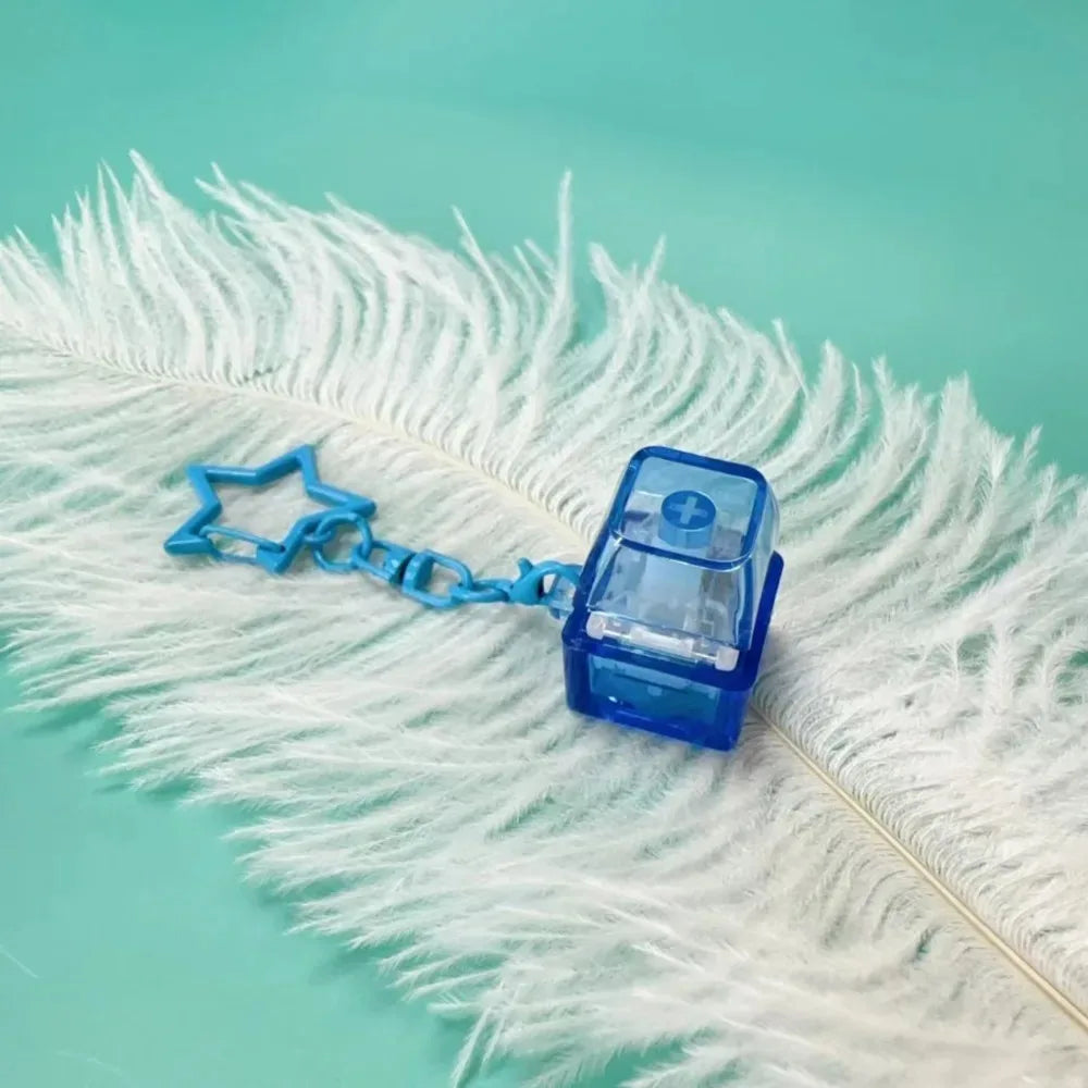 New Stress Anxiety Relief Keyboard Keychain Four Finger Button for Office Home Adults Kid Decompression Clicker Hot Gadget Gifts