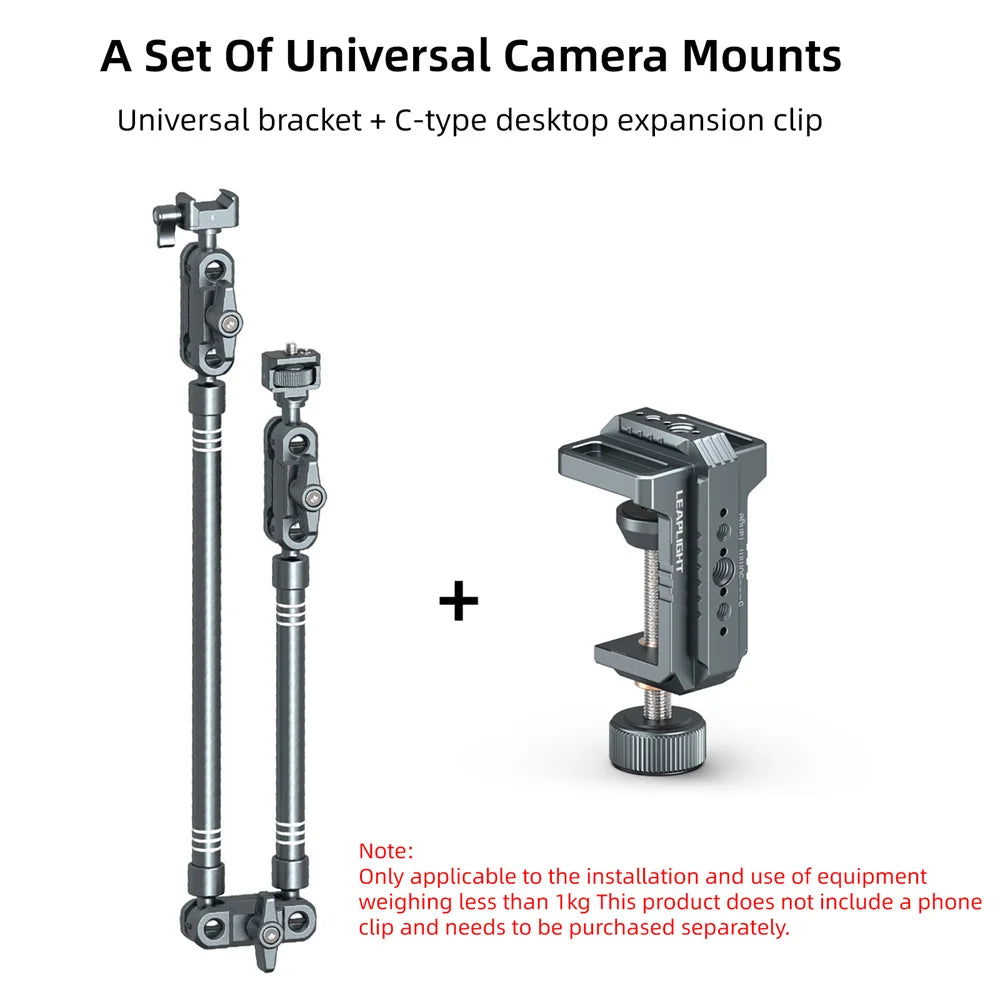 360 Rotating Photography Tripod Aluminum Phone Overhead Stand Desktop Tripod for Djl Pocket 3 Shooting Recording Video
