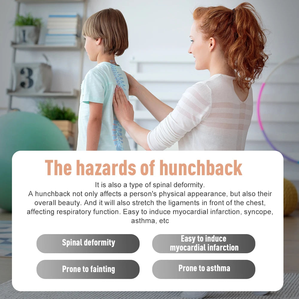 Intelligent Back Posture Correction with Vibration Reminder Invisible Potential Corrector Suitable for Adjustable Brackets Belt