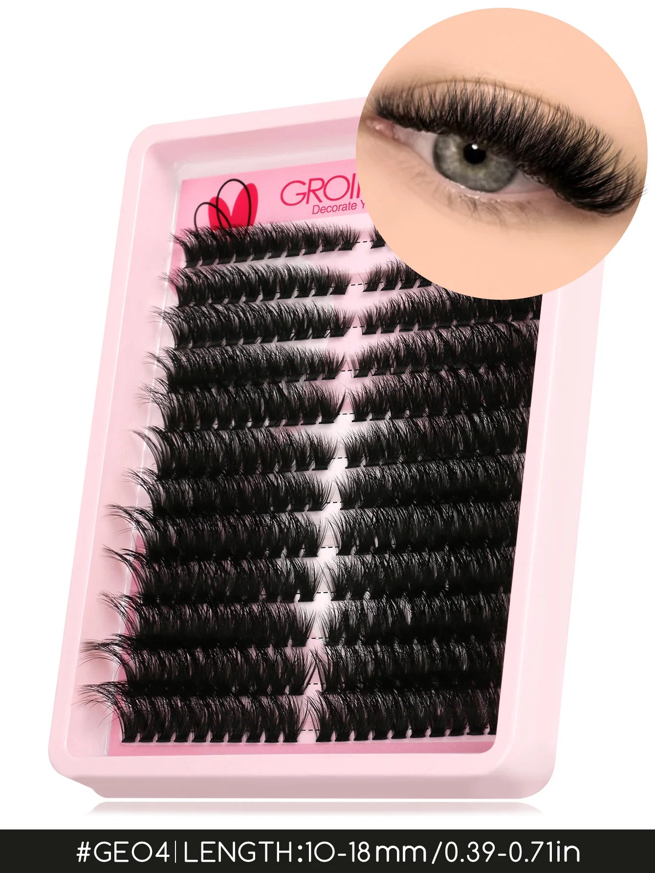 Lashes Clusters Cat Eyelashes Wispy Individual Lashes Extensions Volume Fluffy Clusters Lashes DIY Eyelashes Makeup